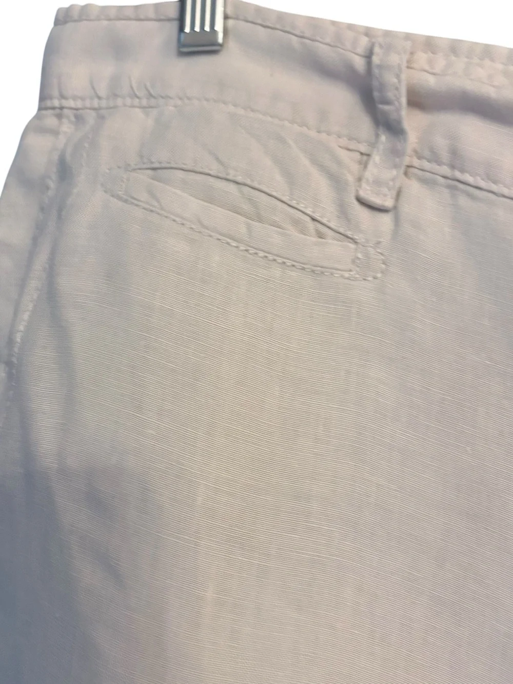 Tommy Bahama Cream Men's Casual Relax Fit Flat Front 100% Linen Shorts sz 36
